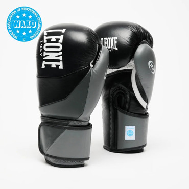 Leone WAKO kick BOXING GLOVES-black